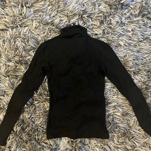 Black Express Mockneck Longsleeve